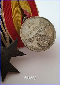 Baden la Prusse 3er Médailles Barrette Service 3. Classe