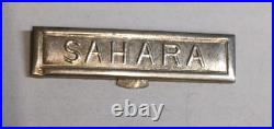 Barette A Clapet pour Médaille Coloniale SAHARA avec Poinçons