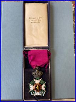 Belgique Medaille Ordre De LEOPOLD CROIX DE COMMANDEUR