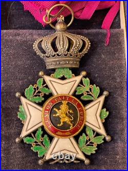 Belgique Medaille Ordre De LEOPOLD CROIX DE COMMANDEUR