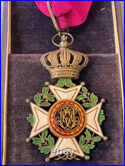 Belgique Medaille Ordre De LEOPOLD CROIX DE COMMANDEUR