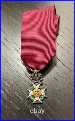 Belgique Miniature Ordre de Léopold à titre militaire