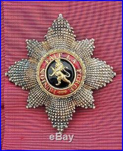 Belgique Ordre de Léopold, ensemble de grand croix