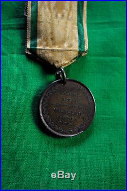 Belgique Rare Médaille de la Garde Bourgeoise de Bruxelles 1814 1815
