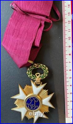 Belgique Superbe Médaille de Commandeur de l'Ordre de la Couronne