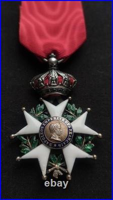 Belle Légion D'honneur Chevalier Second Empire Napoléon III Médaille Ordonnance