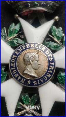 Belle Légion D'honneur Chevalier Second Empire Napoléon III Médaille Ordonnance