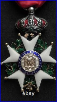 Belle Légion D'honneur Chevalier Second Empire Napoléon III Médaille Ordonnance