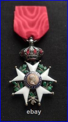 Belle Légion D'honneur Chevalier Second Empire Napoléon III Médaille Ordonnance
