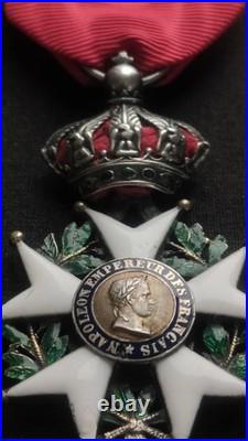 Belle Légion D'honneur Chevalier Second Empire Napoléon III Médaille Ordonnance