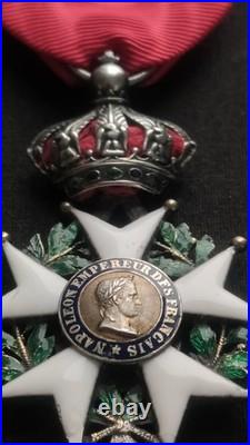 Belle Légion D'honneur Chevalier Second Empire Napoléon III Médaille Ordonnance
