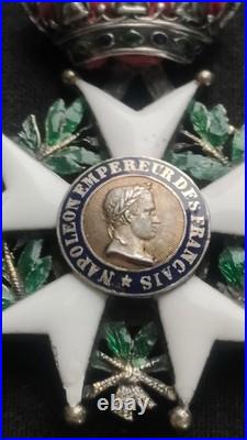 Belle Légion D'honneur Chevalier Second Empire Napoléon III Médaille Ordonnance