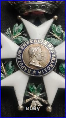 Belle Légion D'honneur Chevalier Second Empire Napoléon III Médaille Ordonnance