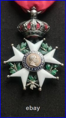 Belle Légion D'honneur Chevalier Second Empire Napoléon III Médaille Ordonnance