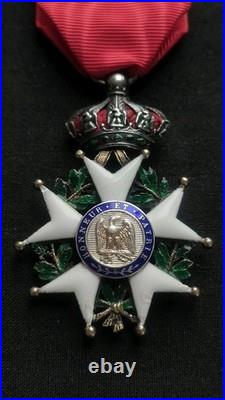 Belle Légion D'honneur Chevalier Second Empire Napoléon III Médaille Ordonnance