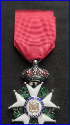 Belle Légion D'honneur Chevalier Second Empire Napoléon III Médaille Ordonnance