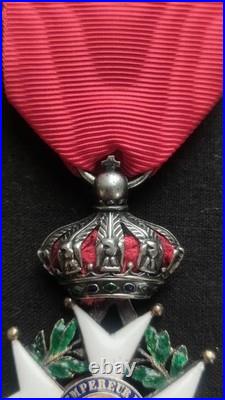 Belle Légion D'honneur Chevalier Second Empire Napoléon III Médaille Ordonnance