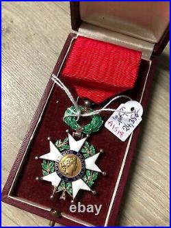 Belle Médaille Coffret Chevalier Legion Honneur XIX-XXéme Argent