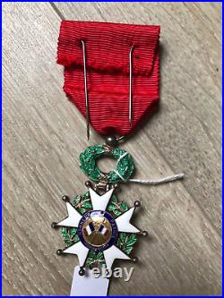 Belle Médaille Coffret Chevalier Legion Honneur XIX-XXéme Argent