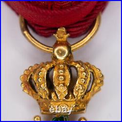 Belle médaille en demi-taille, d'officier de la légion dhonneur en or, 1er Empi