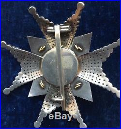 Belle plaque de Grand Croix de l'ordre de l'Epée de Suède