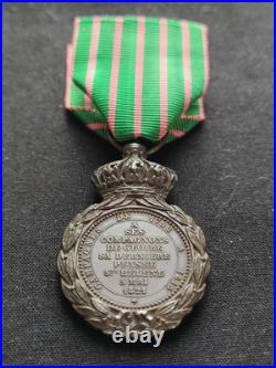 Boîte D'origine Médaille De Sainte-hélène 1857 Rare Relique Empire Napoléon