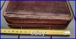 Boite Écrin de luxe cuir doré pour Ordre Médaille Commandeur ORIGINAL CASE