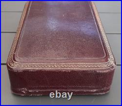 Boite Écrin de luxe cuir doré pour Ordre Médaille Commandeur ORIGINAL CASE