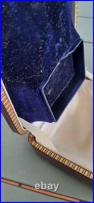 Boite Écrin de luxe cuir doré pour Ordre Médaille Commandeur ORIGINAL CASE