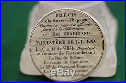 Boite- Medaille Precis De L Expedition D Espagne En 1823 Et Notice