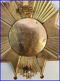 Brésil Ordre de la Croix du Sud, plaque de Grand Croix