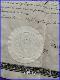 Brevet De Chevalier Ordre De Saint Louis 1821 Chef De Bataillon Diplome