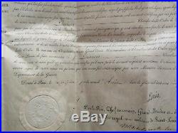Brevet Ordre Militaire De Saint Louis 1820 Rang Chevalier Restauration