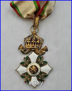 Bulgarie Ordre du Mérite Civil, ensemble de Grand Officier, dans son écrin