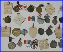 COLLECTION INSIGNES DE JOURNEES 1914-1918 et MEDAILLETTES PATRIOTIQUES WW1