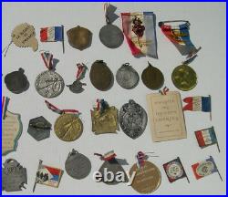 COLLECTION INSIGNES DE JOURNEES 1914-1918 et MEDAILLETTES PATRIOTIQUES WW1