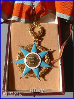 COMMANDEUR MEDAILLE ORDRE DU MERITE SOCIAL french medal