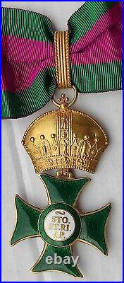 COMMANDEUR ORDRE DE SAINT ETIENNE DE HONGRIE medaille