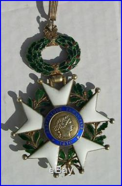 COMMANDEUR ORDRE LEGION D'HONNEUR IIIe REPUBLIQUE medaille