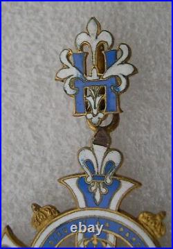 CROIX DES PARTISANS DU COMTE DE CHAMBORD HENRI V medaille