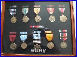 Cadre medailles WAR US ARMY corée korean WWII WAR veteran MILITARY