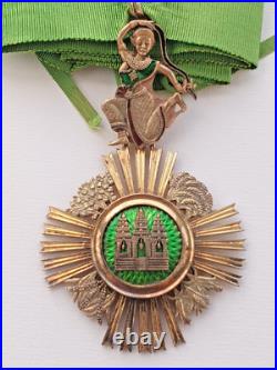 Cambodge Ordre du Sowathara, commandeur en vermeil et émail