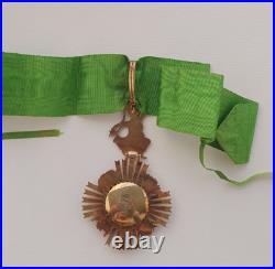 Cambodge Ordre du Sowathara, commandeur en vermeil et émail