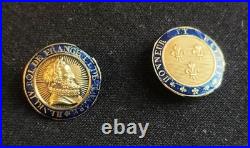 Centres En Or Légion D'honneur Restauration Louis XVIII Henri IV Fleur De Lys