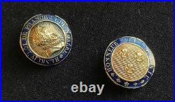 Centres En Or Légion D'honneur Restauration Louis XVIII Henri IV Fleur De Lys