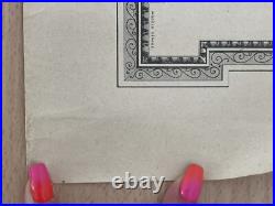 Certificat Diplôme Guerre Ordre De L'étoile Noire 1923