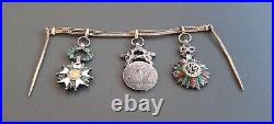 Chainette Luxe 1900 Médailles Miniature Légion d'Honneur Nicham Iftikar Officier