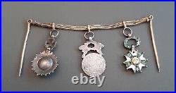 Chainette Luxe 1900 Médailles Miniature Légion d'Honneur Nicham Iftikar Officier