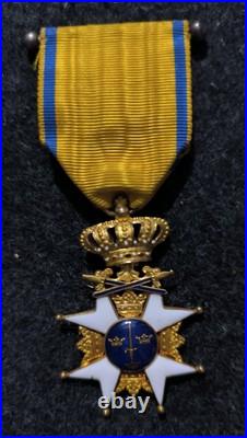 Chevalier De L'ordre De L'épée Du Suede Or
