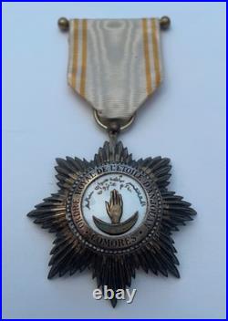 Chevalier Ordre Royal de l'Etoile d'Anjouan. Ordre Colonial (L0)